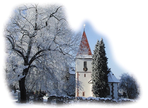 Weihnachten - Schloßkirche in Schwann